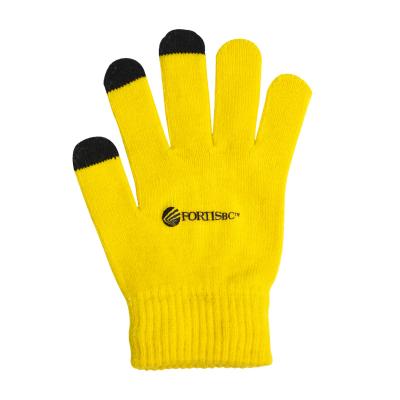 China Custom Different Printing Finger Touch Mobile Phone Touch Screen Gloves for sale