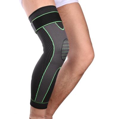 China 2021 New Natudon High Elastic Compression Nylon Adjustable Knee Brace Durable Avoid Injury Knee Pads for sale