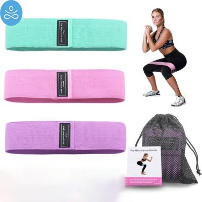 China Custom Buliding NATUDON 2022 Body Logo Fitness Hip Loop Exercise Workout Resistance Bands Set For Women Wholesale for sale