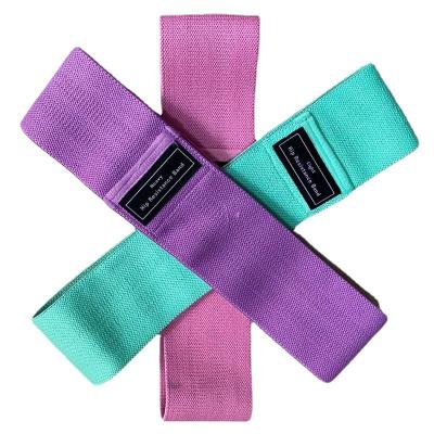 China Body Buliding NATUDON Logo Green Fabric Health Fitness Custom Elastic Bands Strap Set Power Bands Resistance Fitness Bands Private Label for sale