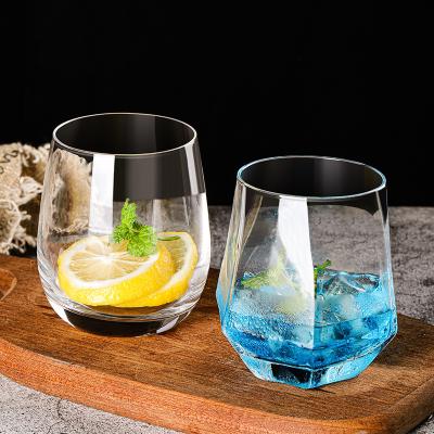 China Drinking Juice Cup Viable Glass Transparent Cup Home Nordic Creative for sale