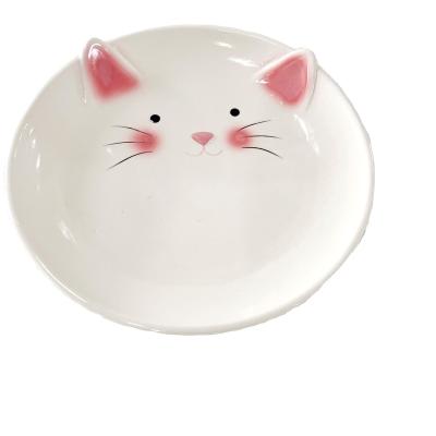 China Disposable Ceramic Dinnerware With Animal Pattern Printed Ceramic Dinnerware for sale