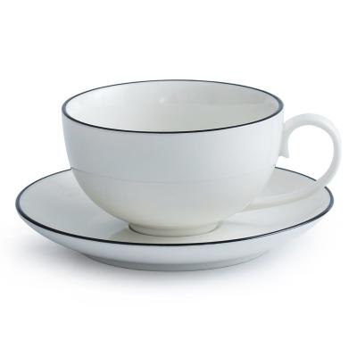 China Sustainable Hot Selling Coffee Cup Tea Cup And Saucer With Spoon for sale