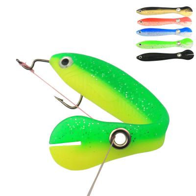 China 5pcs/pack Soft Bionic Fishing Plastic Lure Lure Freshwater Bass Loach Realistic Lures For Saltwater SFL-003 for sale