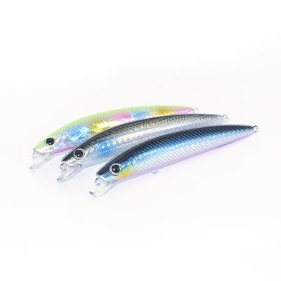 China New 95mm ABS 9g Hard wobbler minnow top water plastic SA95 fishing float jerkbait for sale