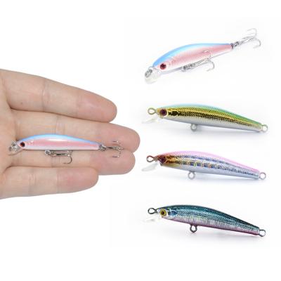 China Wholesale 3D Eyes Fish Hot Shape Lure Fishing Aluminum Stamping Unrigged Trolling Bait For Sea Bass Trout Freshwater ST50 for sale