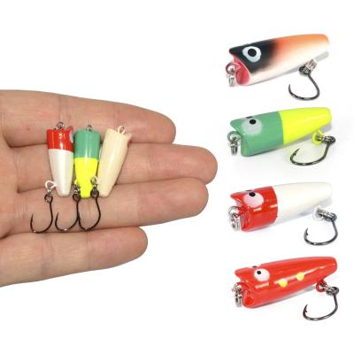 China Wholesale Mini 25mm Snap 1.5g Lure Sea Bass Trolling Wobbler Floating Fishing Lure Top Water SH27 for sale