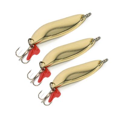 China High Quality 45mm Marlin 7g Blade Brass Spoon Fishing Lure Metal Jig Lure For Deep Saltwater Fishing S1201 for sale