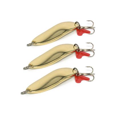 China PESCA Spinning Saltwater Swivel Isca 7cm 21g Trolling Chaff Baits Metal Fishing Lures Spoon S1201 for sale