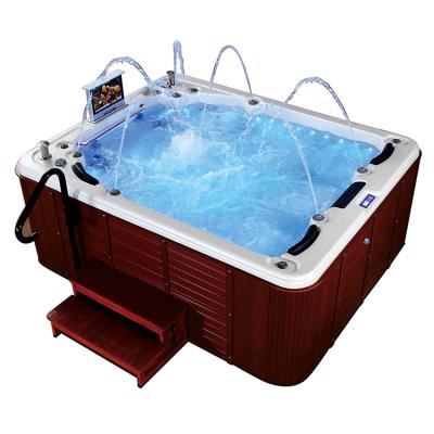 China 4 person whirlpool massage bathtubs outdoor hot tub for sale