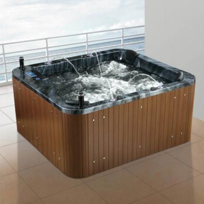 China 5 people bathtub massage hydro whirlpool hot tubs outdoor spa for sale