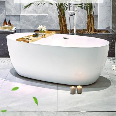 China bathroom acrylic bathtub large freestanding soaking tub for sale