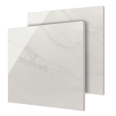 China white high gloss marble patterns polished porcelain floor tile for sale