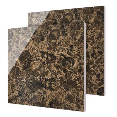 中国 golden color glossy living room floor tile 販売のため