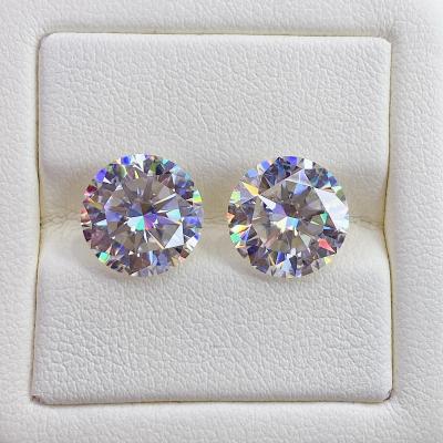 China Color Set Or Fire Factory Price Per Lab Developed Loose Color VVS1 Moissanite Diamond With GRA Round Price Reduction DEF Certificate for sale