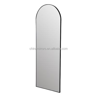 China Free Sample Contemporary Arched View Standing Full Mirror Decor Mirror for sale