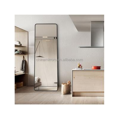 China 80*180cm Contemporary WALL MIRROR 65 24 Mirror Wall Glass Aluminum Alloy Stand Floor Length Large Mirrors for sale