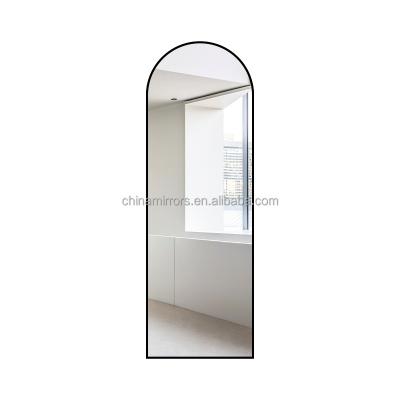 China Modern Contemporary Nordic French Frame Metal Wall Mirror Fitted Standing Funky Mirrors for sale