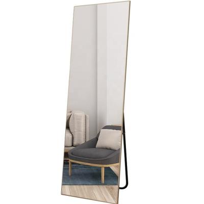 China Large Contemporary Wholesale Metal Frame Mirror Integral Wall 110*80 Dressing Mirror for sale