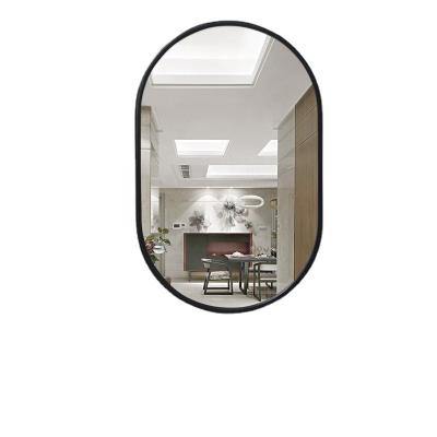 China Asian Zen Runway Round Oval Wall Frame Hanging Mirrors for sale