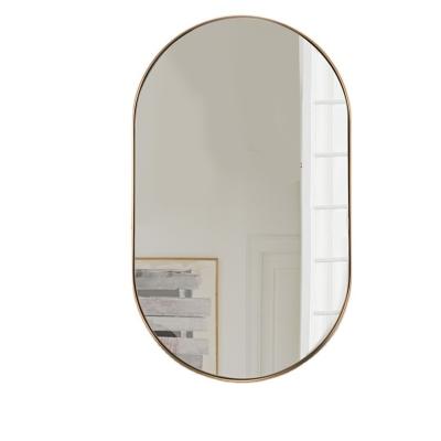 China Asian Zen New Design Classic European Style Full Fit Large Runway Round Mirror With Customization for sale