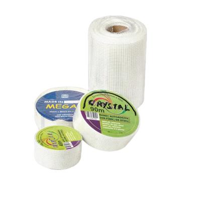 China Self Adhesive Fiberglass Mesh Tape For Wall Building Wall Materials for sale