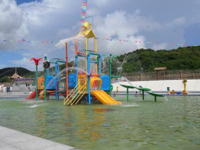 China Outdoor Water Playground With Commercial Spiral Water Slide for sale