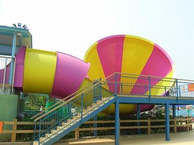 China Small Tornado Children Water Slide Fiberglass Hurricane Water Slide for sale