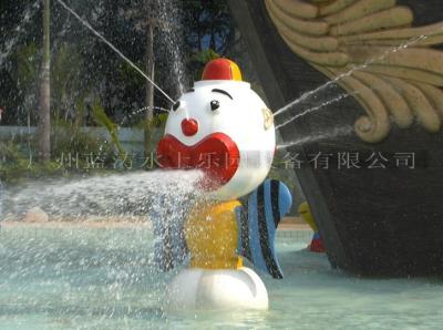 Chine Les enfants pulvérisent la fontaine d'eau de clown d'équipement de parc pour le terrain de jeu de parc aquatique à vendre