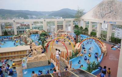 China Water Amusement Park Lazy River Pools With Wave Making Machine for sale