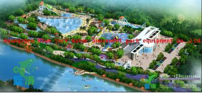 China Outdoor Water Park Project For Summer Entertainment , Wave Pool Design for sale