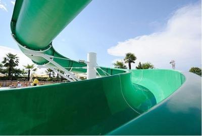 China Spiral Water Slide Children Fiberglass High Speed Water Slide for sale