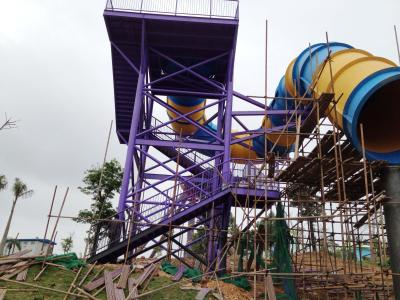 China Extreme Tornado Water Slide , Hurricane Water Slide For Aqua Park for sale