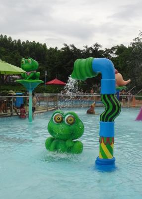 China Frog Water Games Spray Park Equipment Water Playground Fiberglass Water Toys for sale