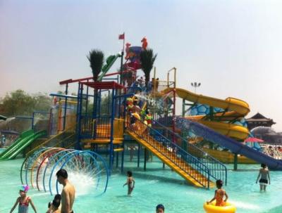 China Customized Water Park Equipments Water Slide , Water House , Water Toys for sale