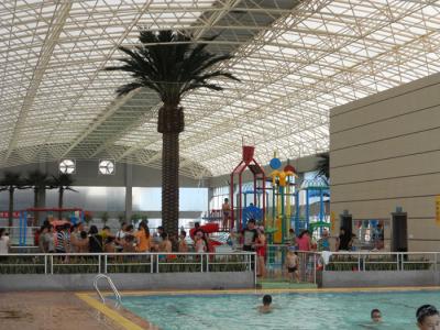 China Shaded Water Park Equipments With Roof , Theme Water Park For Kids And Adults for sale