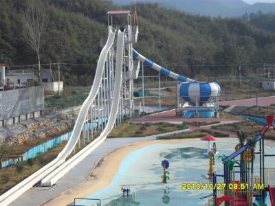 China Optical Vertical Adult Water Slides , Extreme Water Slides 12m For Water Park for sale