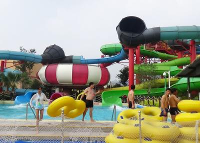 China Big Combination Fiberglass Adult Water Slide High Speed For Water Park for sale