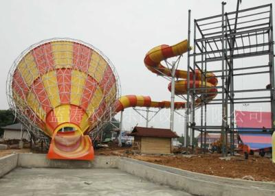 China Customized Huge Tornado Water Slide / Outdoor Water Park Rides for sale