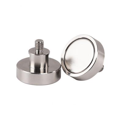 China Industrial Magnet D32 Neodymium Cup Magnet Countersunk Hole With Screws for sale