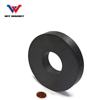 China Large Speaker Radial Magnet Ring Ferrit Magnet Industrial Magnet Customized Ring Magnet For Loudspeaker for sale