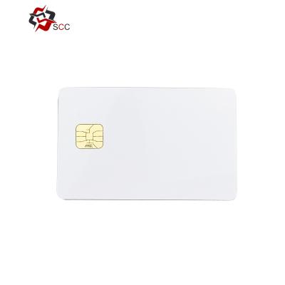 China Waterproof/waterproof clone memory chip contact printable blank card with sle4442/4428/5528 for sale