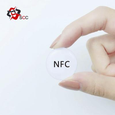 China Customized waterproof/waterproof color tappie social media sharing tag with nfc chip for sale