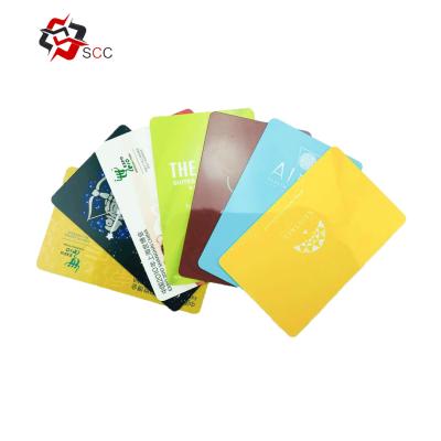 China Customized printable waterproof / waterproof nfc transport ticket contactless card with I-code /M1 chip for sale