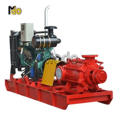 Κίνα Commercial Fire Fighting Pump 25hp Buildings Large Flow High Pressure Engine Fire Multistage Electric Water Pump προς πώληση