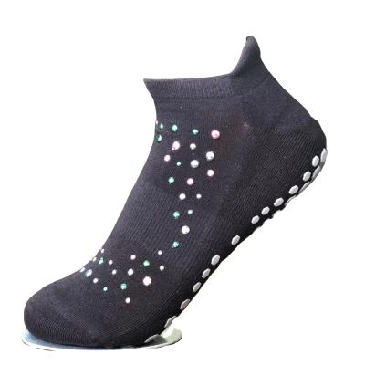 China Women Ladies Low Cut Yoga Sweat-absorbent Socks for sale