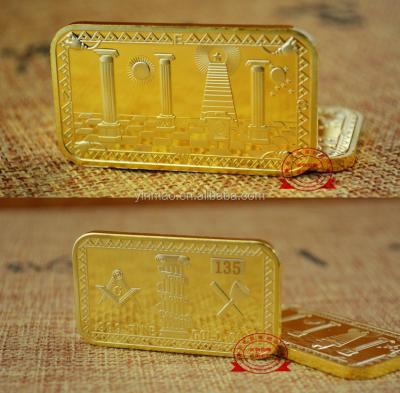 China Europe freemason rectangle coin for sale