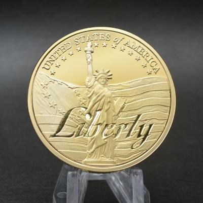 China Europe Unite America State Liberty Challenge Coin for sale