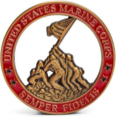 China USA Coins United States Marine Corps Challenge Coin SEMPER FIDELIS for sale