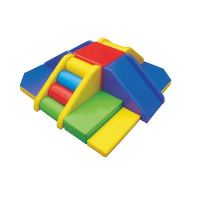 China Set Indoor Soft Kids Playground Playground Equipment Indoor Foam Block Toys For Kindergarten Preschool Children for sale